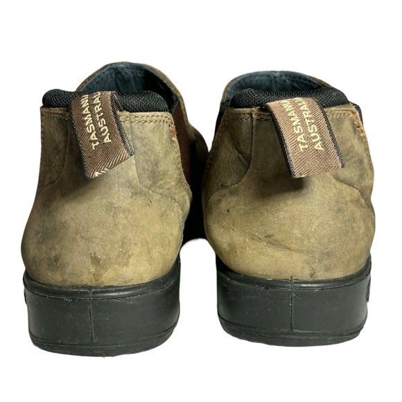 Blundstone Unisex 2036 Leather Rustic Brown slip ons - Picture 3 of 7